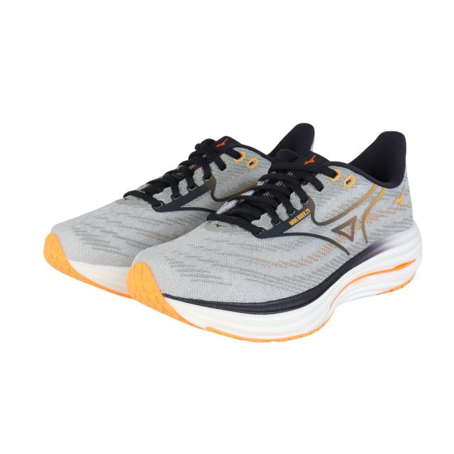 ミズノ(MIZUNO)ランニングシューズ ジョギングシューズ ウエーブライダー 29 SW グレー ブラック J1GC2504…