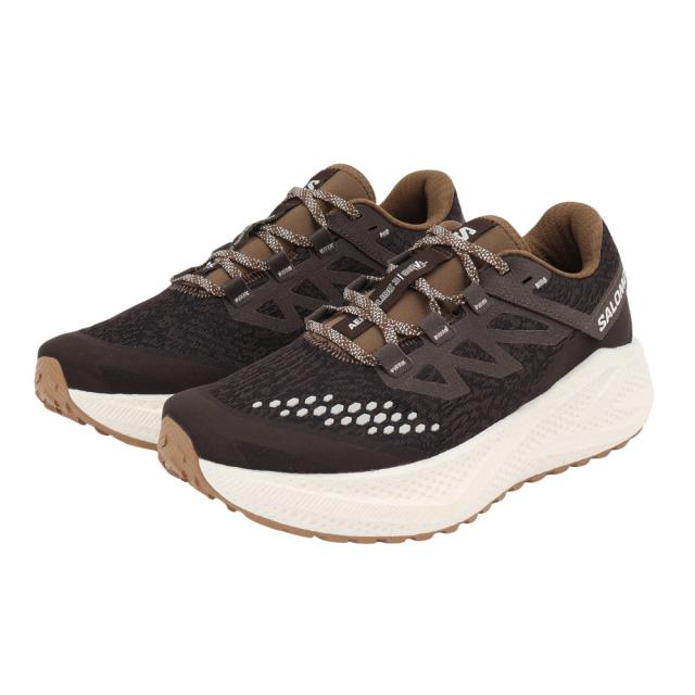 サロモン(SALOMON)ランニングシューズ ジョギングシューズ エアロ グライド 3 グラベル ブラウン L47869700…