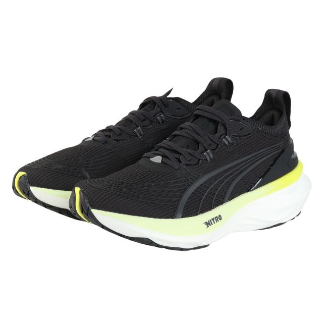 プーマ(PUMA)ランニングシューズ ジョギングシューズ フォーエバーラン ニトロ 2 ブラック 31010922 スポーツ …