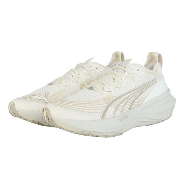 プーマ(PUMA)ランニングシューズ ジョギングシューズ フォーエバーラン ニトロ 2 ベージュ 31010926 スポーツ …