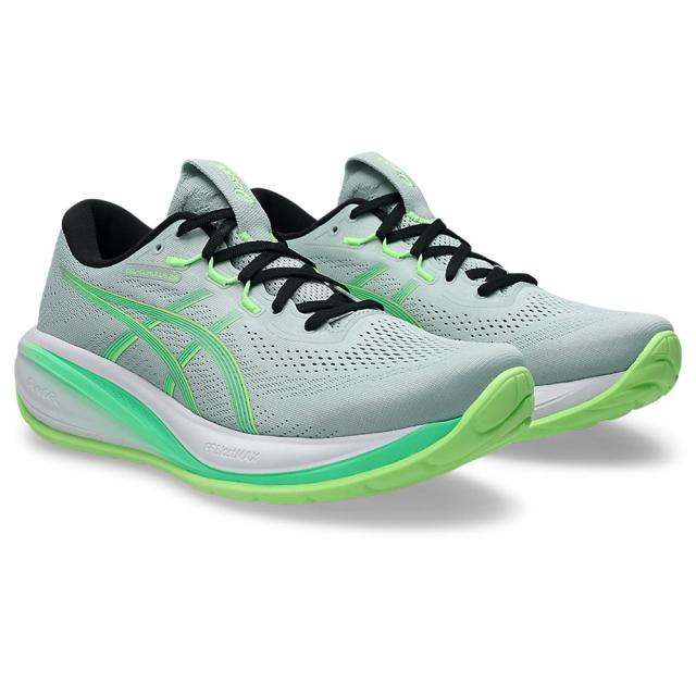 【ポイント10％！】アシックス(ASICS)ランニングシューズ ジョギングシューズ ゲル キュムラス 28 グリーン 1011C143.400 ス…