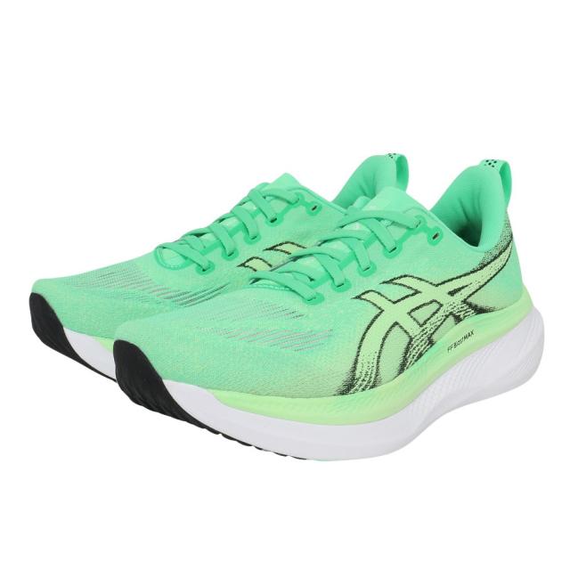 アシックス(ASICS)ランニングシューズ ジョギングシューズ グライドライド マックス 2 グリーン ブラック 1011C1…