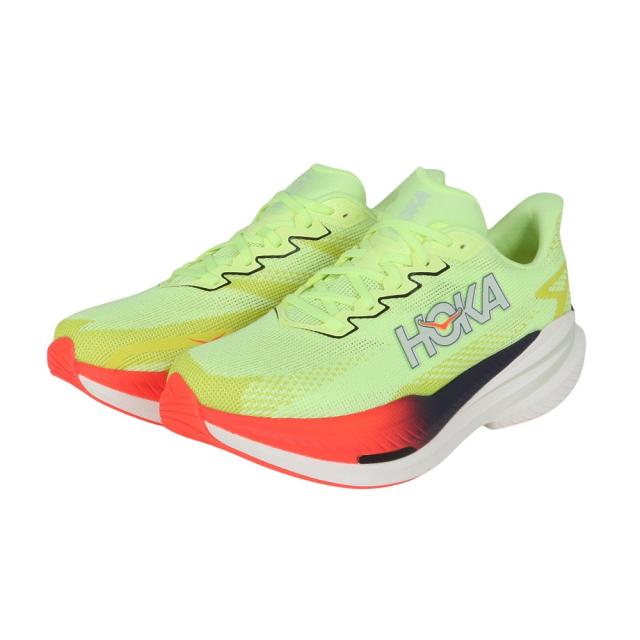 ホカ(HOKA)ランニングシューズ ジョギングシューズ マッハ X 3 レモン 1168720-NZS スポーツ シューズ(M…