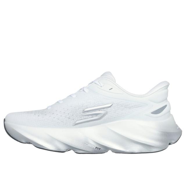 スケッチャーズ(SKECHERS)ランニングシューズ ジョギングシューズ スリップインズ エアロ バースト ホワイト シルバー…_3