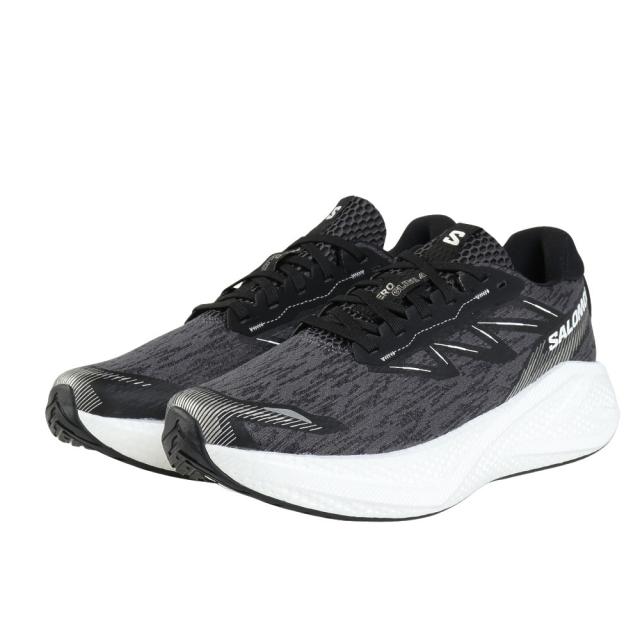サロモン(SALOMON)ランニングシューズ ジョギングシューズ エアロ グライド4 ブラック ホワイト L49147000 …