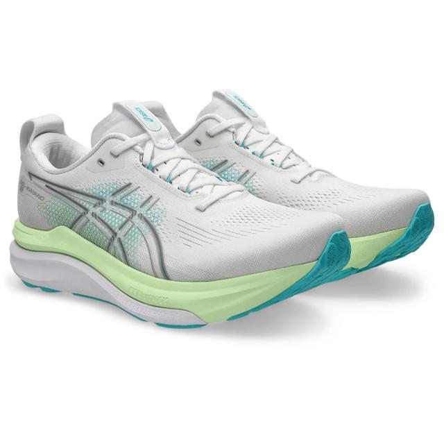 アシックス(ASICS)ランニングシューズ ジョギングシューズ ゲルカヤノ 33 ホワイト グリーン 1011C167.100…