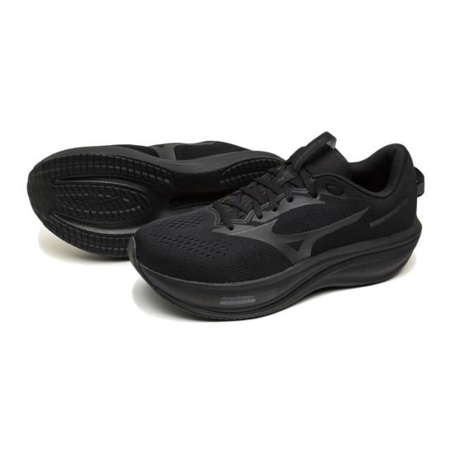 ミズノ(MIZUNO)ランニングシューズ ジョギングシューズ ウエーブライダー 30 SW ブラック J1GU262182 ス…