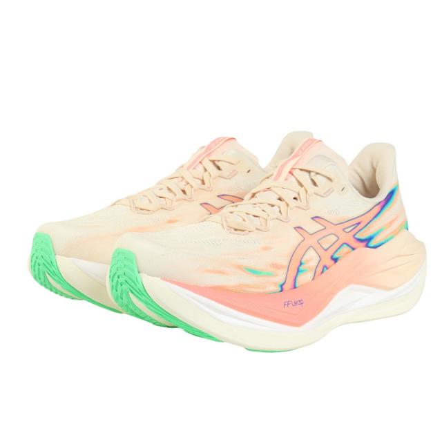 アシックス(ASICS)ランニングシューズ ジョギングシューズ スーパーブラスト 3 ベージュ 1013A177.800 スポ…