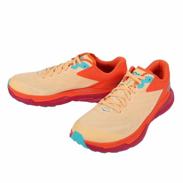 【ポイント10％！ 10/23 21:00〜22:59限定】ホカ(HOKA)ランニングシューズ ジナール レギュラー オレンジ 1119399-IFLM スニーカー トレ