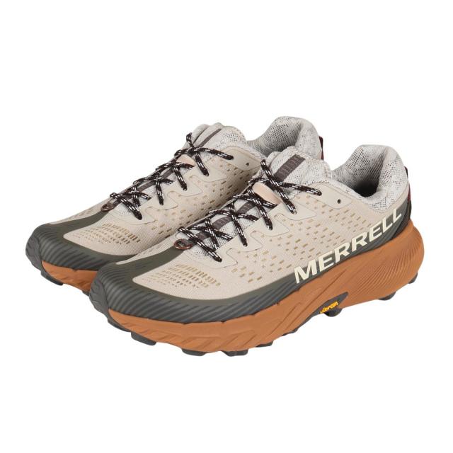 メレル(MERRELL)ランニングシューズ トレランシューズ アジリティー ピーク 5 J067767 OYSTER(Men’…