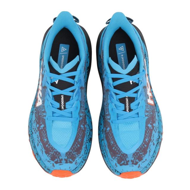 ホカ(HOKA)ランニングシューズ トレランシューズ スピードゴート 6 ブルー ブラック 61147791-SWRD スニー…_1