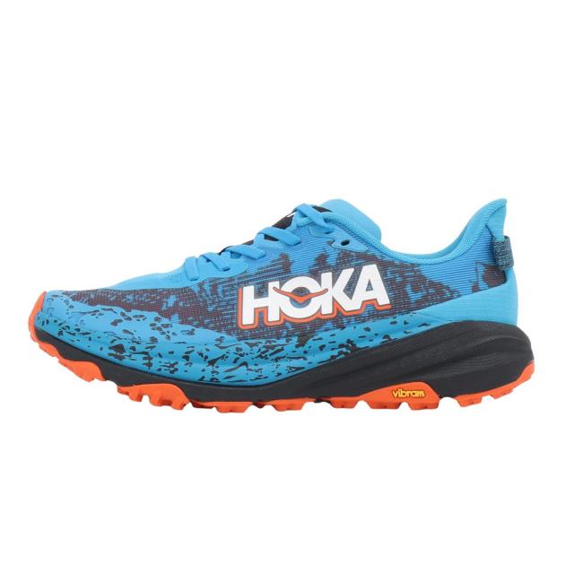 ホカ(HOKA)ランニングシューズ トレランシューズ スピードゴート 6 ブルー ブラック 61147791-SWRD スニー…_5