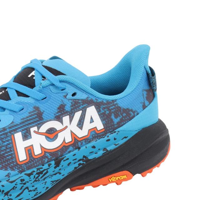 ホカ(HOKA)ランニングシューズ トレランシューズ スピードゴート 6 ブルー ブラック 61147791-SWRD スニー…_8