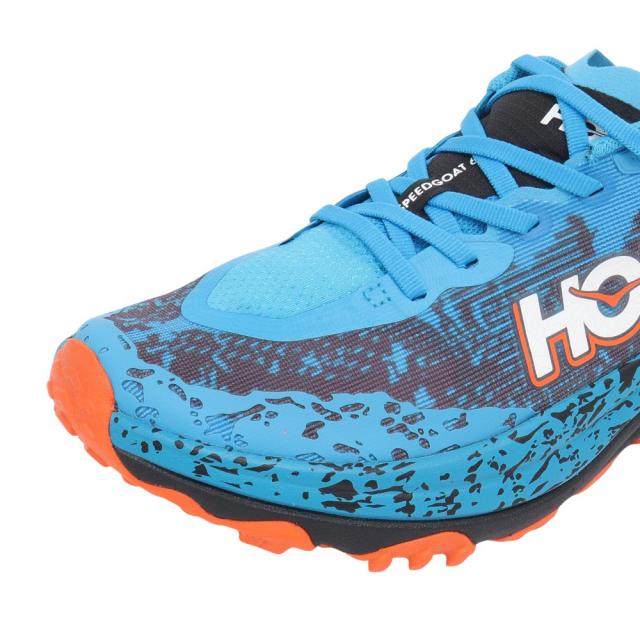 ホカ(HOKA)ランニングシューズ トレランシューズ スピードゴート 6 ブルー ブラック 61147791-SWRD スニー…_9