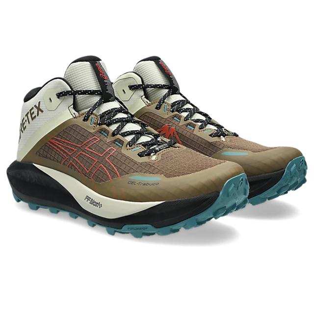 アシックス(ASICS)ランニングシューズ トレランシューズ ゲル トラブーコ ミッドカット ゴアテックス カーキ 1011C…