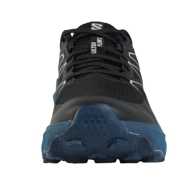サロモン(SALOMON)ランニングシューズ トレランシューズ ウルトラフロー 2 ブラック ブルー L49221600 スポ…_3