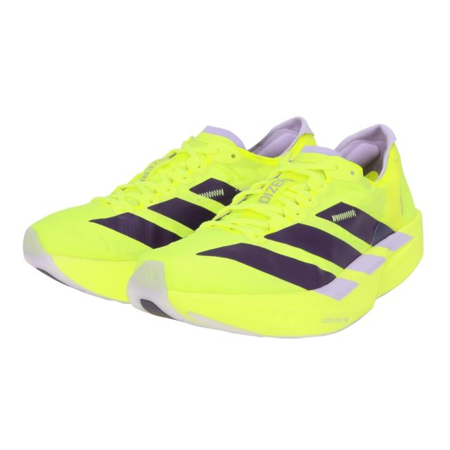 アディダス(adidas)ランニングシューズ トレーニングシューズ 部活 アディゼロ タクミセン 11 フラッシュイエロー N…