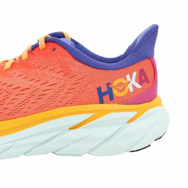 ホカ(HOKA)ランニングシューズ クリフトン8 オレンジ 1119394-FBLN