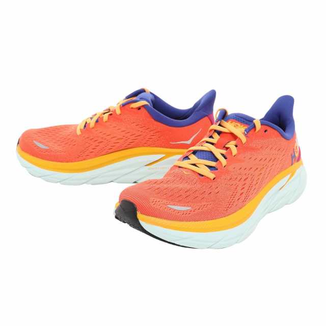 ホカ(HOKA)ランニングシューズ クリフトン8 オレンジ 1119394-FBLN