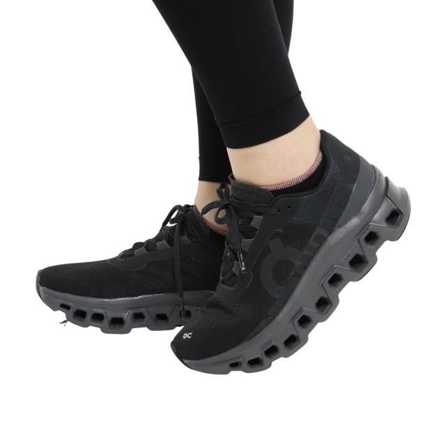 オン(On)ランニングシューズ クラウドモンスター ブラック 61.99024 W スニーカー レーストレーニング ジョギング…