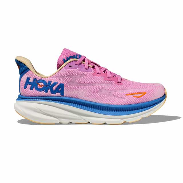 ホカ(HOKA)ランニングシューズ Clifton 9 クリフトン9 ピンク ブルー