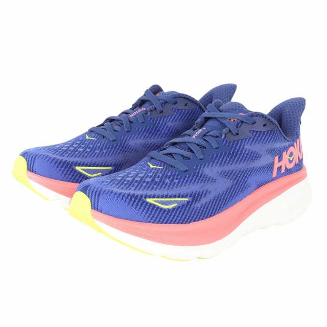 【ポイント10％！ 10/23 21:00〜22:59限定】ホカ(HOKA)ランニングシューズ ジョギングシューズ クリフトン9 Wide 1132211-EVN(Lady’s)