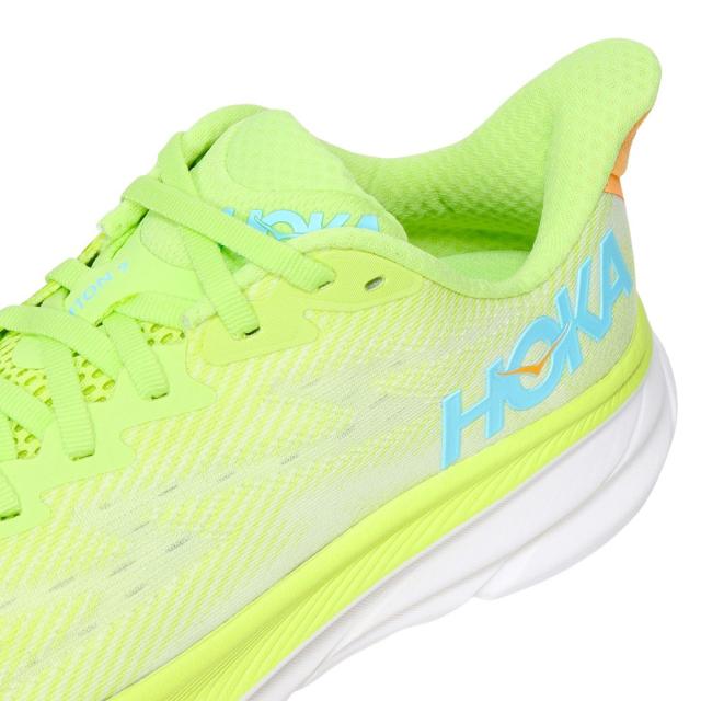 ホカ(HOKA)ランニングシューズ クリフトン9 フラッシュグリーン