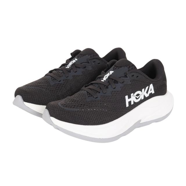 【ポイント10％！】ホカ(HOKA)ランニングシューズ ジョギングシューズ リンコン 4 ワイド1155133-BWHT(Lady’s)