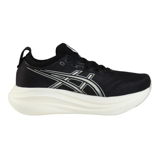 アシックス(ASICS)ランニングシューズ ゲルニンバス27 ワイド ブラック グレー 1012B752.002 スニーカー …