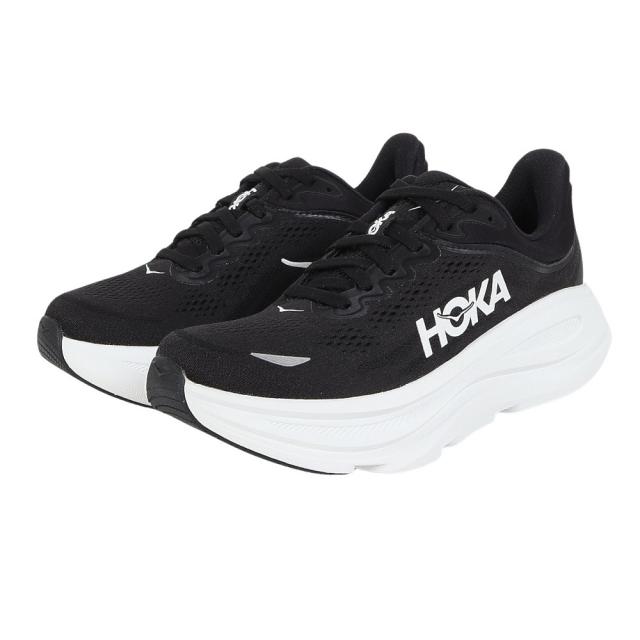 ホカ(HOKA)ランニングシューズ ジョギングシューズ Bondi 9 Wide 1162014-BWHT(Lady’s)