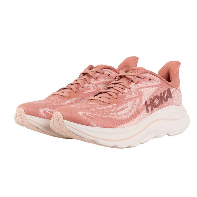 ホカ(HOKA)ランニングシューズ ジョギングシューズ クリフトン 10 ローズ 1162031-BHRS スニーカー(Lad…