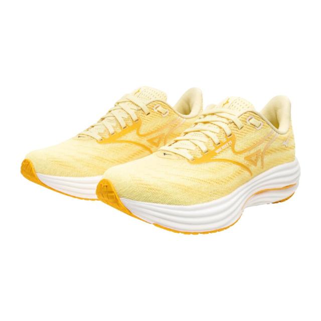 ミズノ(MIZUNO)ランニングシューズ ジョギングシューズ ウエーブライダー 29 イエロー ホワイト J1GD250326…