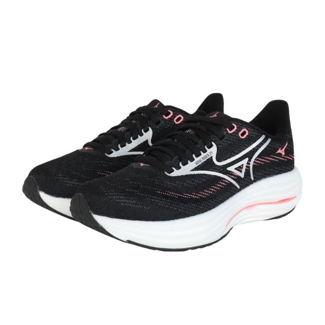 【ポイント10％！】ミズノ(MIZUNO)ランニングシューズ ジョギングシューズ ウエーブライダー29 SW J1GD250675(Lady’s)