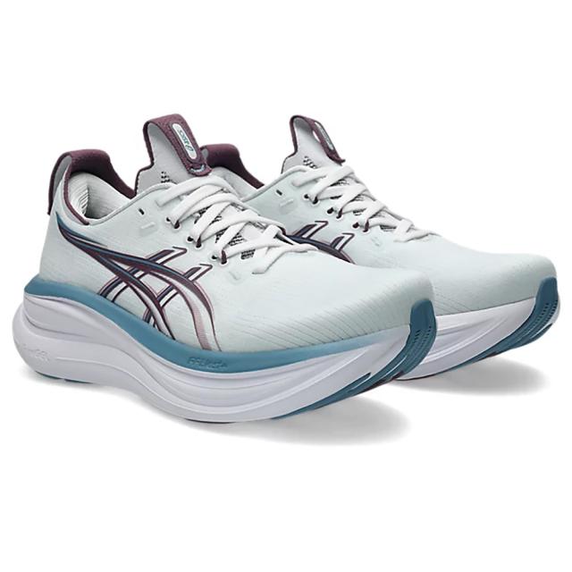 アシックス(ASICS)ランニングシューズ ジョギングシューズ ゲルニンバス 28 ワイド ブルー パープル 1012B917…