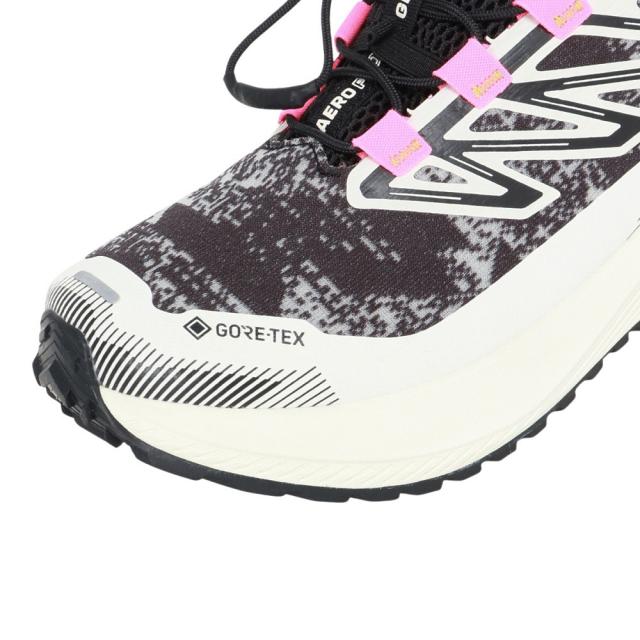 サロモン(SALOMON)ランニングシューズ ジョギングシューズ エアロ フロー グラベル ゴアテックス W グレー ブラック…_9