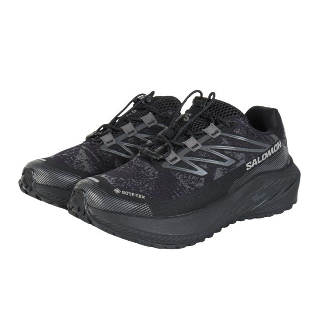 サロモン(SALOMON)ランニングシューズ ジョギングシューズ エアロ フロー グラベル ゴアテックス W ブラック L49…