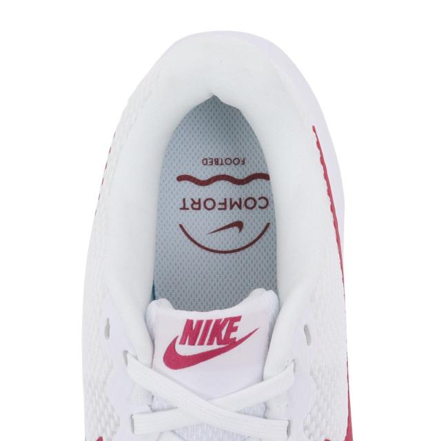 Nike スニーカー ホワイト/レッド ナイキ(NIKE)スポーツシューズ ランニングシューズ レボリューション 8