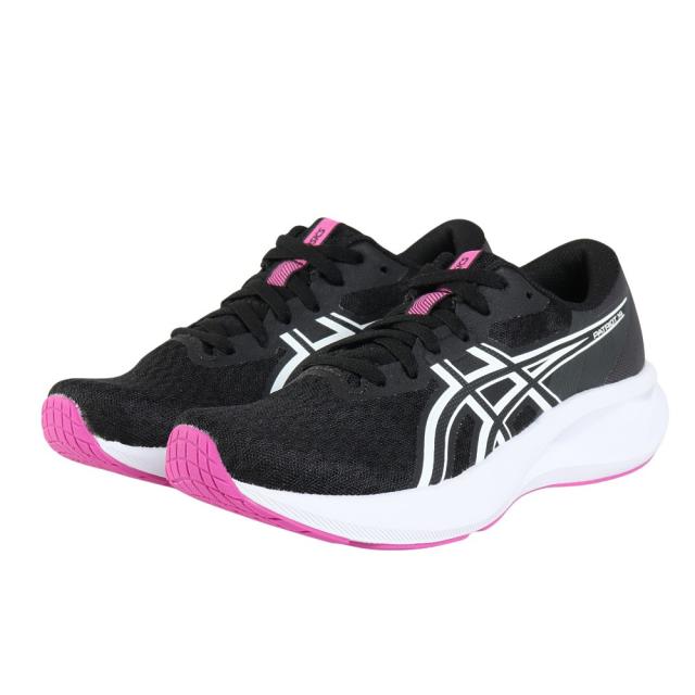 アシックス(ASICS)スポーツシューズ ランニングシューズ パトリオット 14 ブラック ピンク 1012B836.005 …