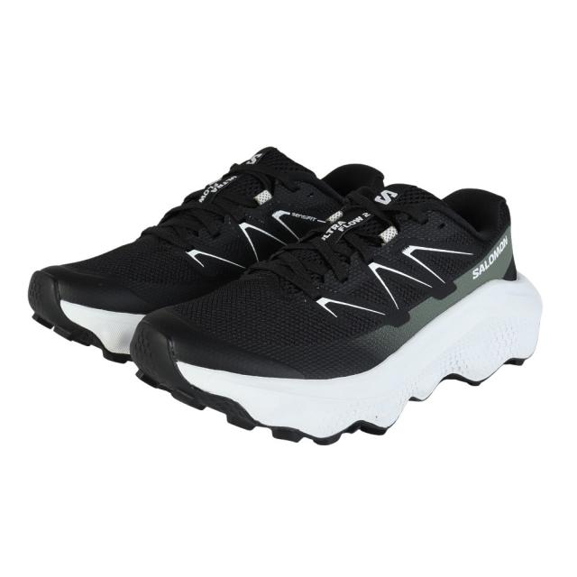 サロモン(SALOMON)ランニングシューズ トレランシューズ ウルトラ フロー 2 ブラック ホワイト L47883700 …