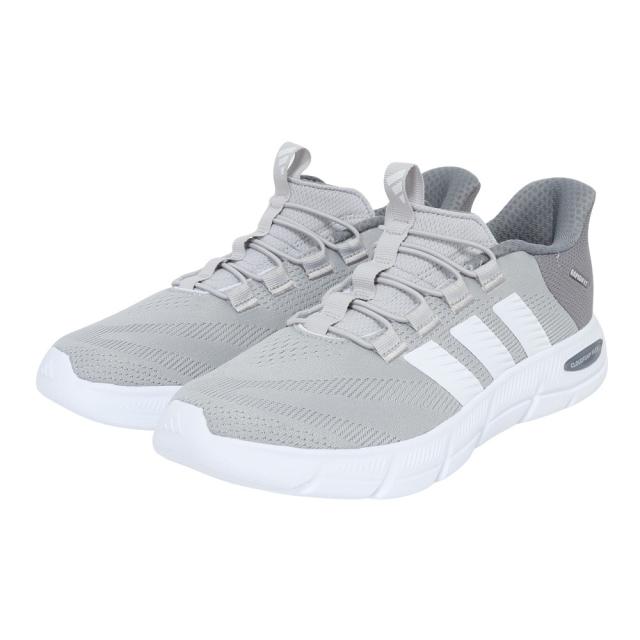 アディダス(adidas)スニーカー ウォーキングシューズ フレックス ラピッドフィット グレー ホワイト ONE07-HP6…
