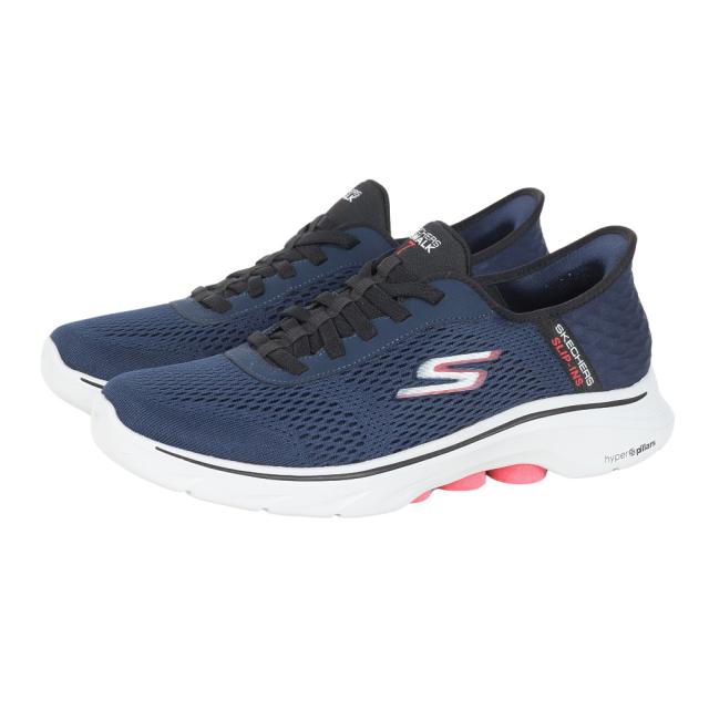 スケッチャーズ(SKECHERS)ウォーキングシューズ スリップインズ ゴーウォーク7 フリーハンド2 ネイビー 216648…