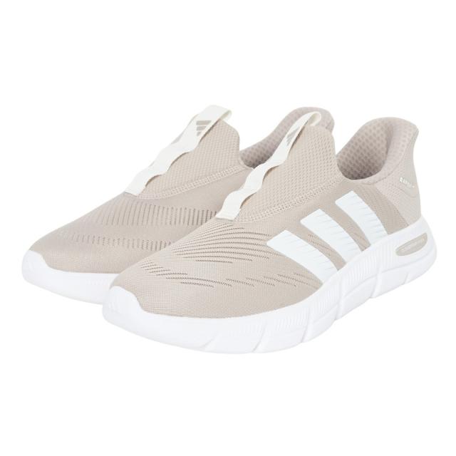 アディダス(adidas)スニーカー ウォーキングシューズ クラウドフォーム フレックス ラウンジ ラピッドフィット ベージュ…