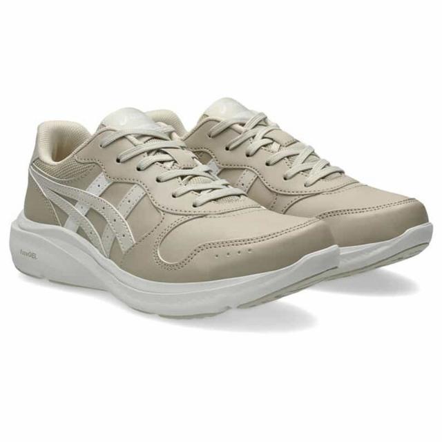 アシックス(ASICS)スニーカー ウォーキングシューズ ゲルファンウォーカー W077 ベージュ 1292A077.020 …
