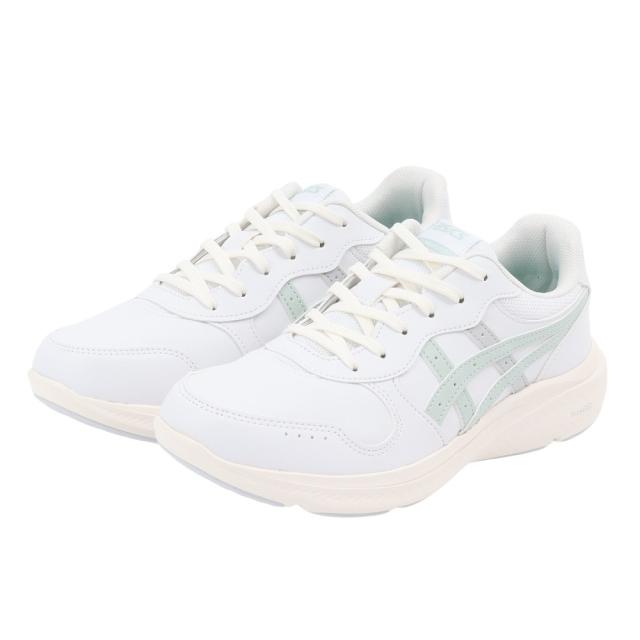 【ポイント10％！】アシックス(ASICS)スニーカー ウォーキングシューズ ゲルファンウォーカー W077 ホワイト グリーン 1292A077…