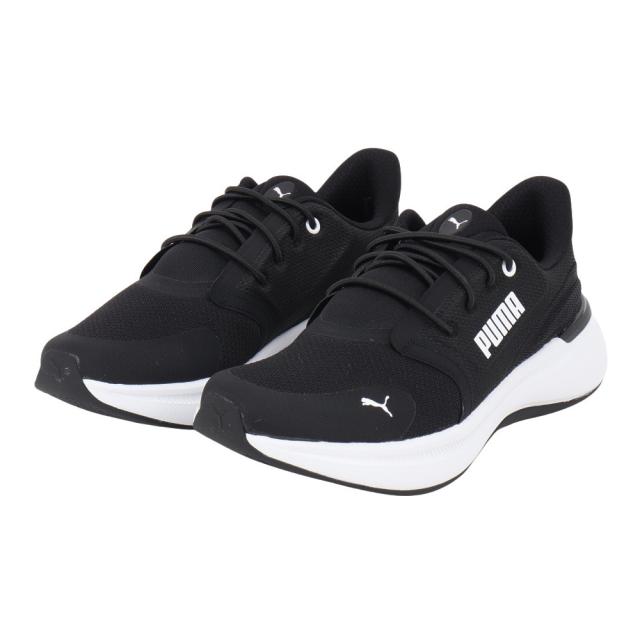 プーマ(PUMA)スニーカー スポーツシューズ ソフトライド EXO シフト ブラック 31172301 ランニングシューズ …