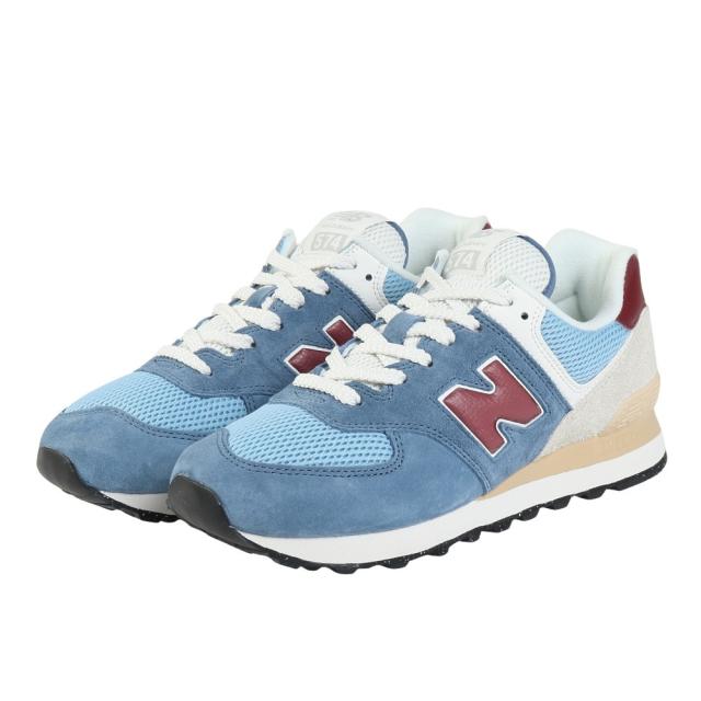 ニューバランス(new balance)スニーカー スポーツシューズ 574 ブルー U574SPR D スポーツ カジュアル…