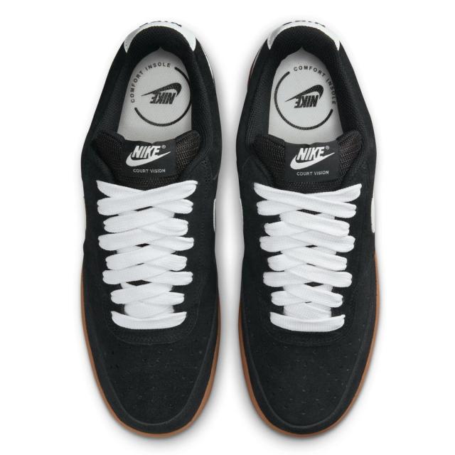 【ポイント10％！】ナイキ(NIKE)スニーカー スポーツシューズ コート ビジョン ブラック LO FL IO7727-001(Men’s)_1