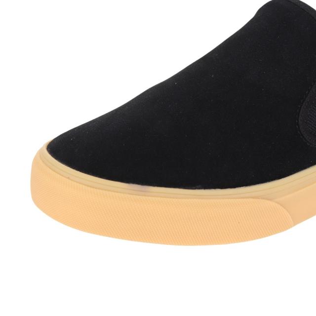 Oakley スエードスリッポンスニーカー ベージュ/黒 オークリー(OAKLEY)スニーカー Banks スリッポン FOF100554-02E