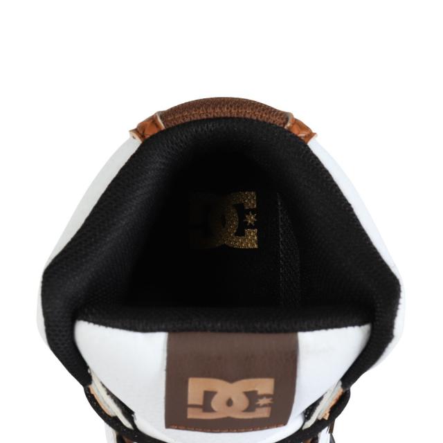 ディーシーシューズ(DC SHOES)スニーカー ボーダーシューズ ピュア ハイトップ SE SN ホワイト ブラウン 25F…_7
