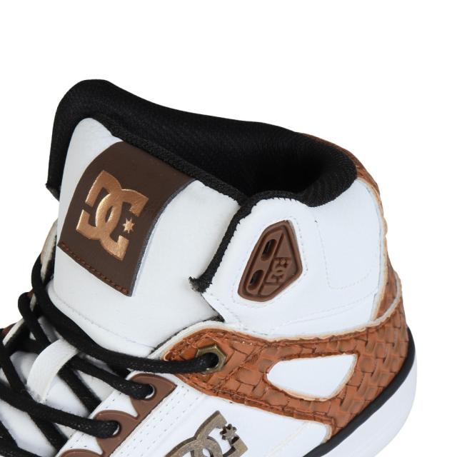 ディーシーシューズ(DC SHOES)スニーカー ボーダーシューズ ピュア ハイトップ SE SN ホワイト ブラウン 25F…_8